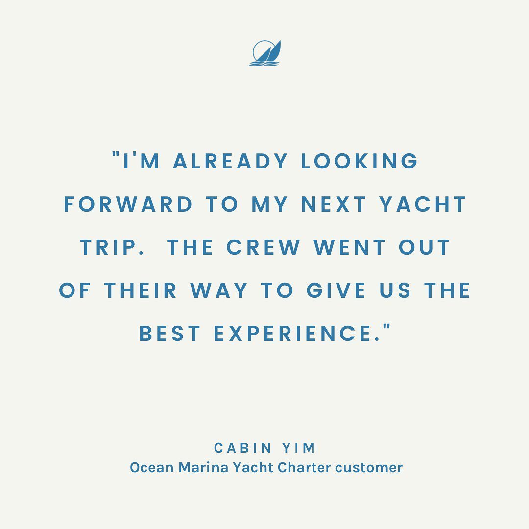 Sharing our passion for yachting one trip at a time 😎⛵️ We hope to see you on board again, Khun @cabinyim! #omyccharter