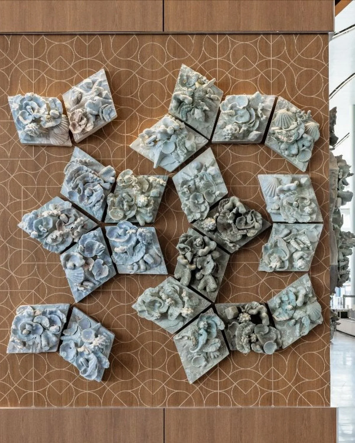 &ldquo;Collected Forms&rdquo; by Lauren Shapiro, 2024 AIRIE Fellow and 2025 Alumni Resident, is a site-specific ceramic installation commissioned by MSC Cruise Terminals at PortMiami.

Merging digital fabrication with traditional ceramic techniques, 