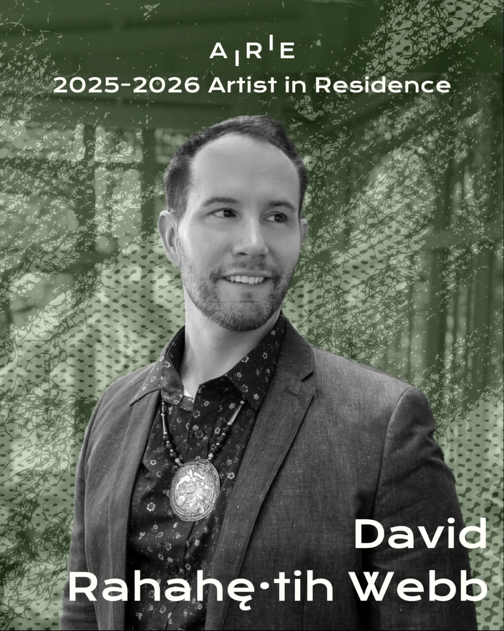 We&rsquo;re honored to welcome David Rahahę&middot;tih Webb as our November 2025 Indigenous Fellow.

Embedded in the Tuscarora Nation of North Carolina and a Seminole and Miccosukee descendant, David&rsquo;s work bridges art, history, and environment