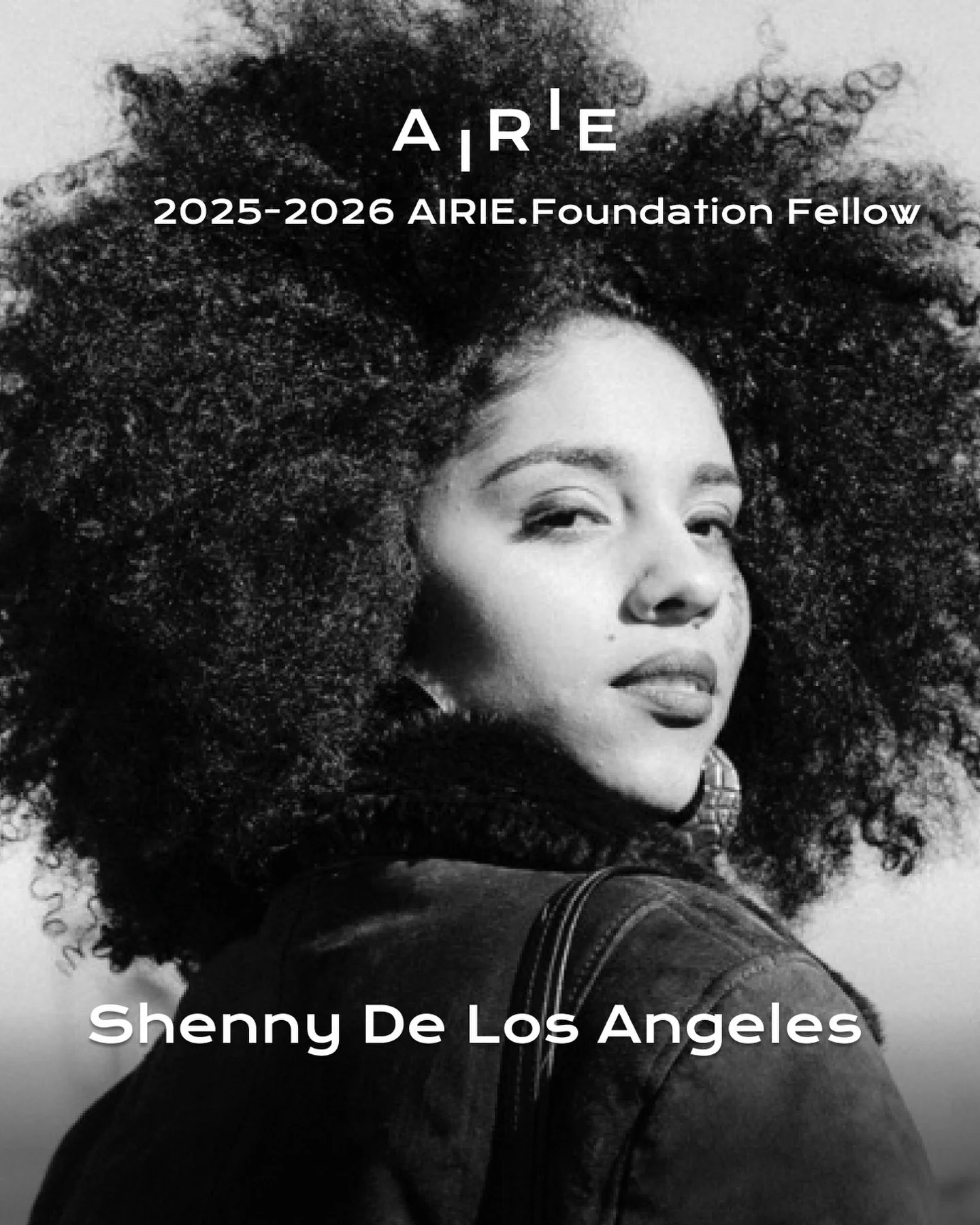 We are honored to welcome Shenny de Los Angeles as an AIRIE.Foundation 2025&ndash;2026 Fellow.

A Dominican-American writer, performer, and filmmaker from Kissimmee, Florida, de Los Angeles is committed to telling the stories of rebellious Black and 