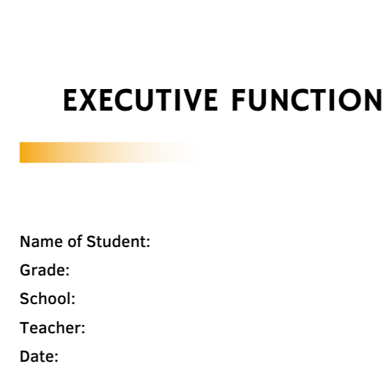 Executive Function Screener