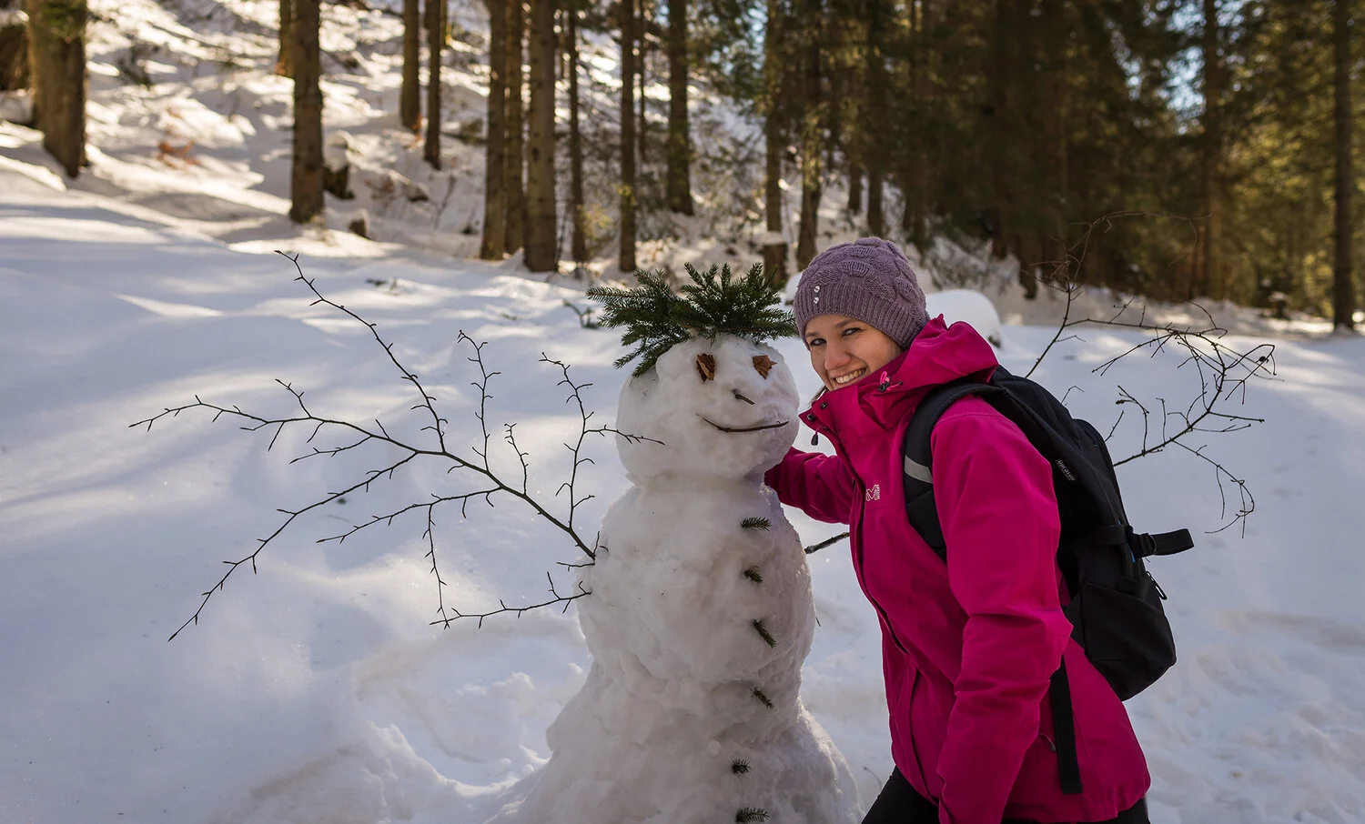 Bałwan na Polanie Olczyskiej!:)
