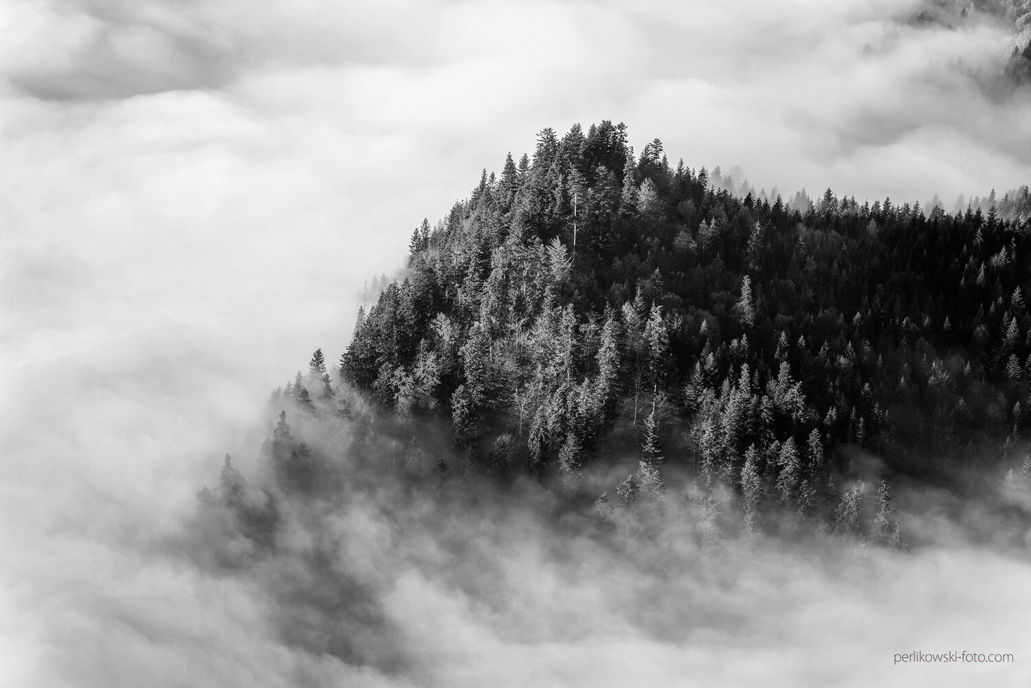 Pieniny w czarno białej odsłonie