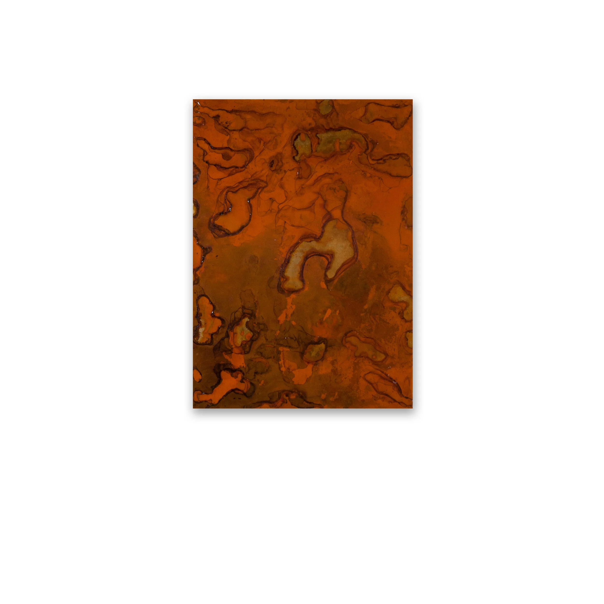 River Red Gum II (Eucalyptus camaldulensis), 2020, mild steel, water (evaporated), salt, resin, 70cm H x 50cm W
