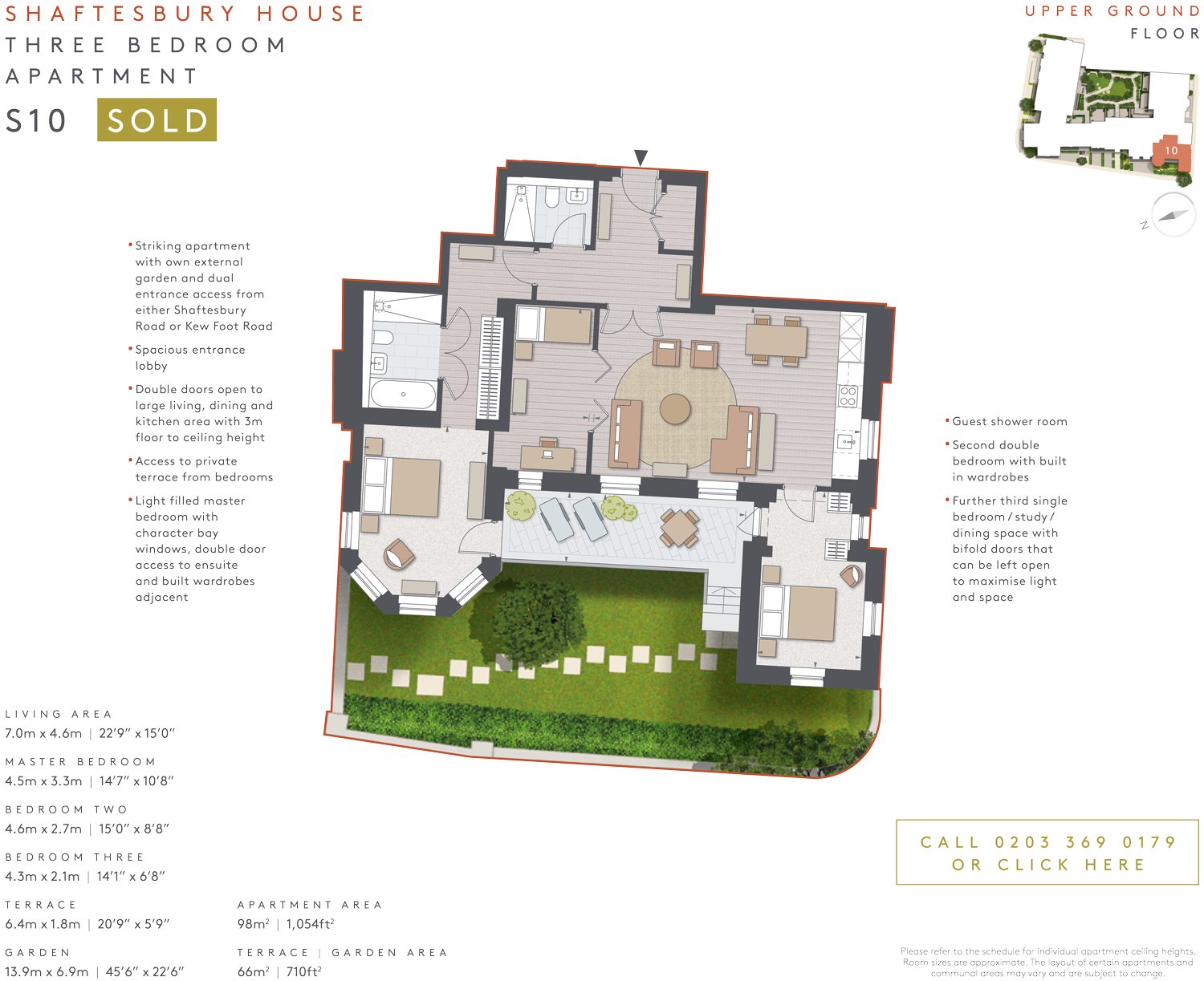 3 Bedroom Apartments for Sale Richmond Upon Thames TW9 — Richmond Square