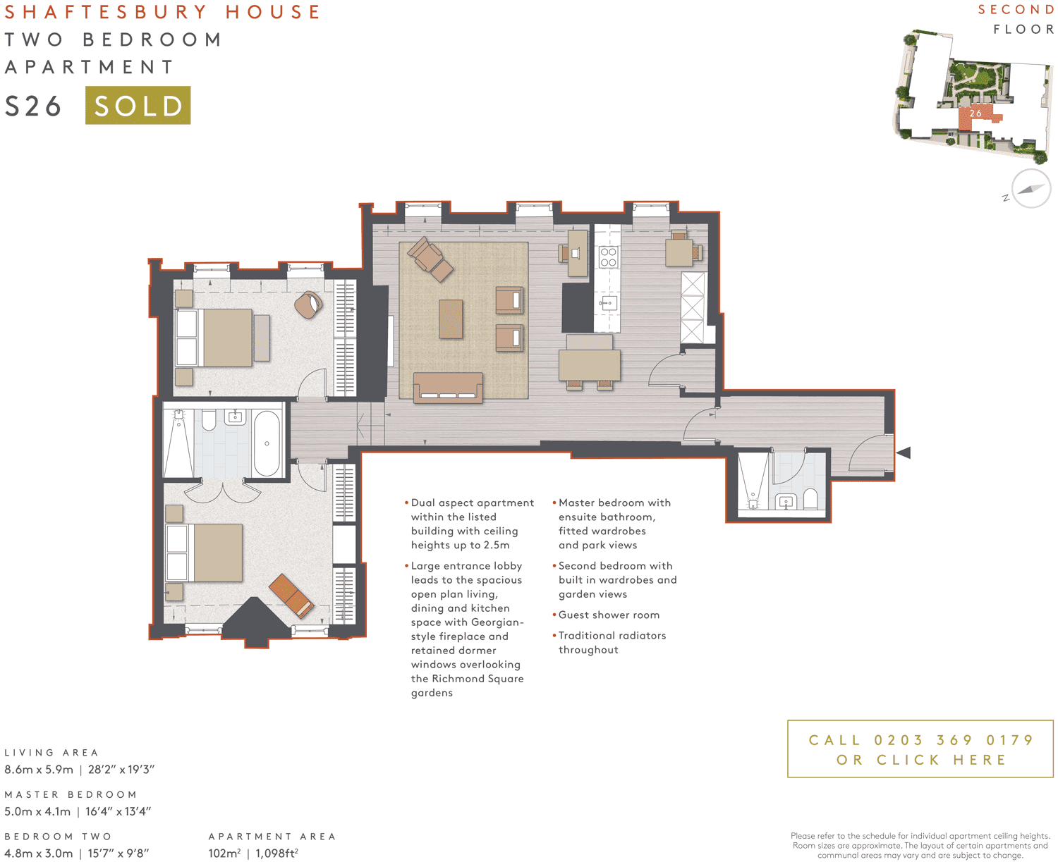 2 Bedroom Apartments for Sale Richmond Upon Thames TW9 — Richmond Square