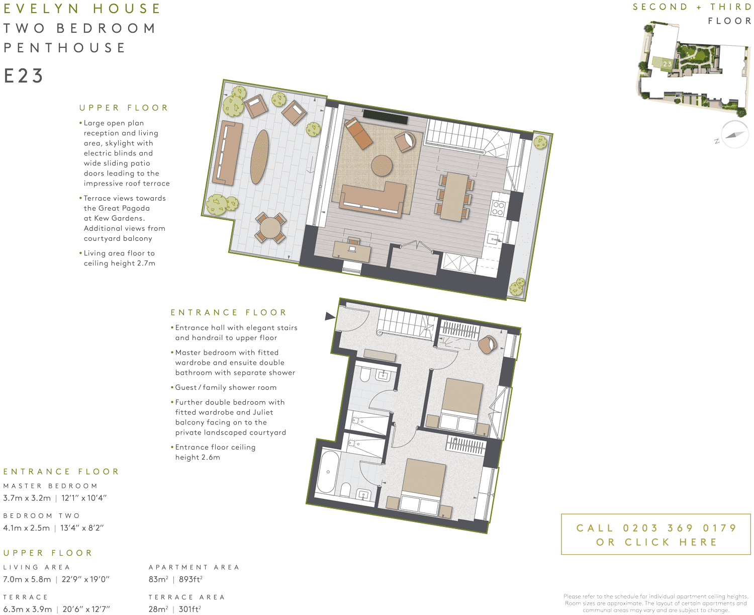 Illustration of Urban Penthouse Apartments For Sale