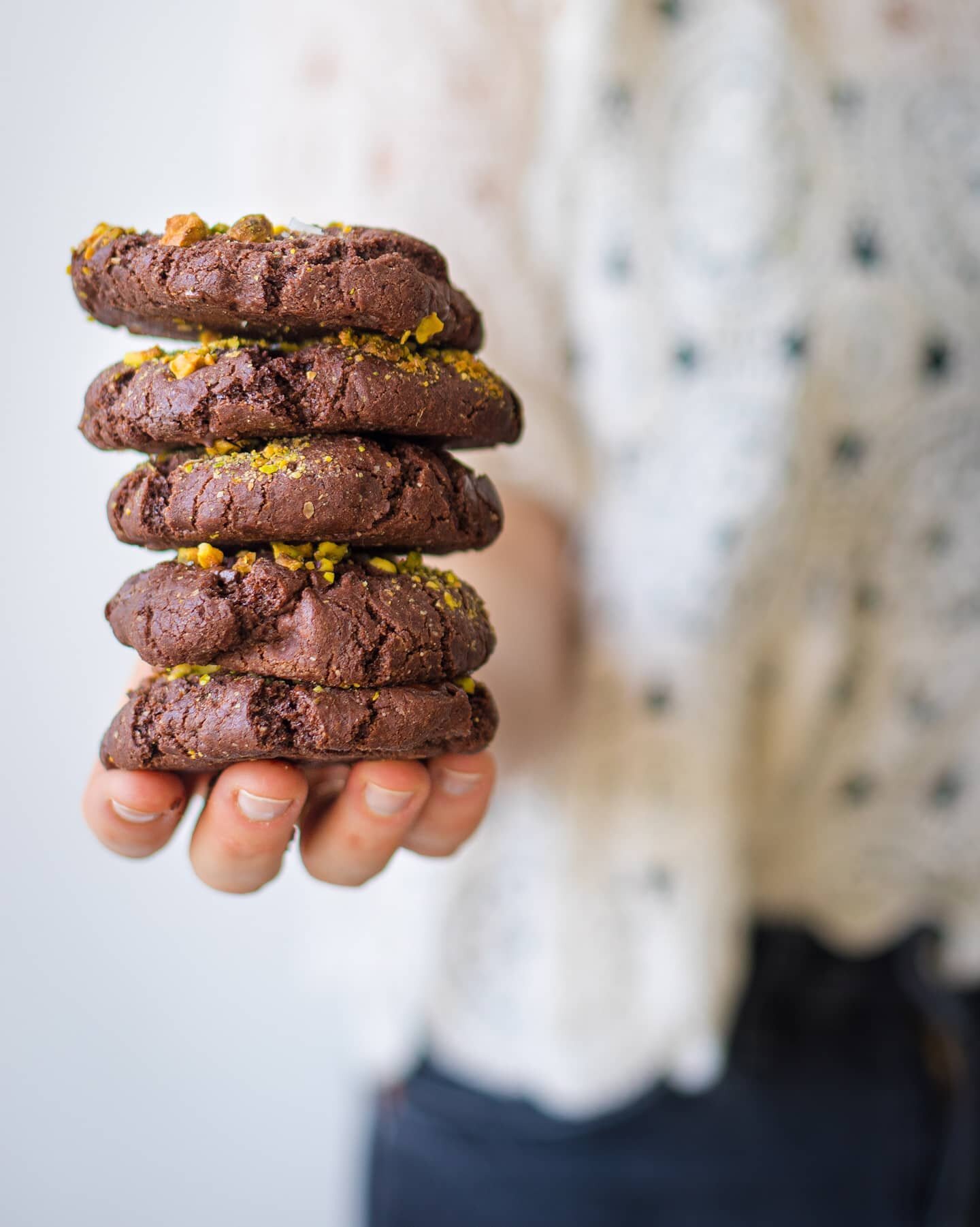 Salted Double Chocolate and Pistachio Cookie.

Also known as potentially the rua team's favourite cookie. This salty fudgy thicc boi is the best accompaniment to a cup of coffee or tea and a moment of peace. 

You can get a box of these online or, if