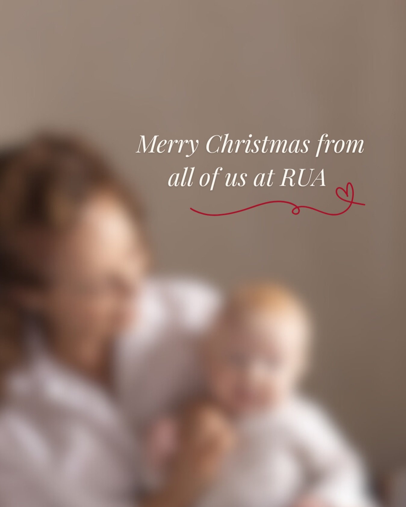 Wishing you a Merry Christmas ❤️

With love, RUA x