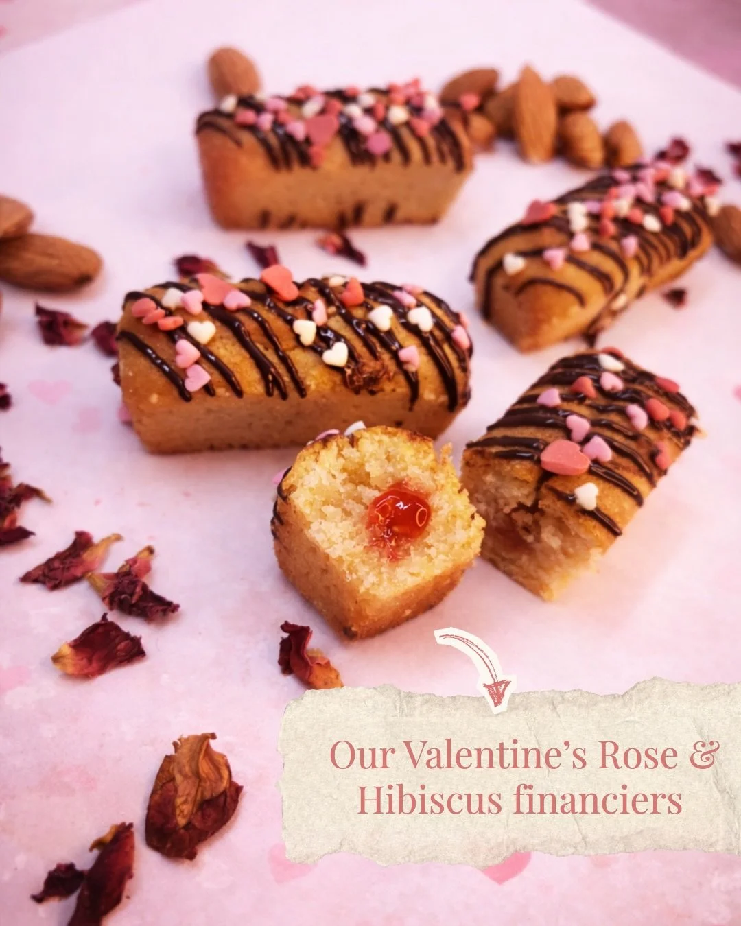We&rsquo;ve been quietly working on something very special for Valentine&rsquo;s 🥀🤫

Introducing our Rose &amp; Hibiscus Financiers -  a small, thoughtful way to say I love you. 

Perfect for sharing with someone special, gifting, or enjoying with 