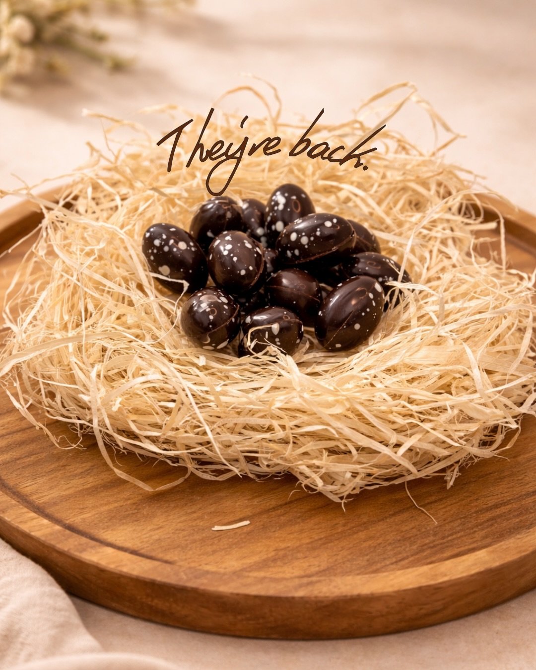 Last Easter, these little eggs caused a bit of a stir. 🪺

They became one of our most-loved (and most gifted) launches -  and we&rsquo;ve been asked about them ever since.

So&hellip; they&rsquo;re back.

Our limited edition Chocolate &amp; Praline 