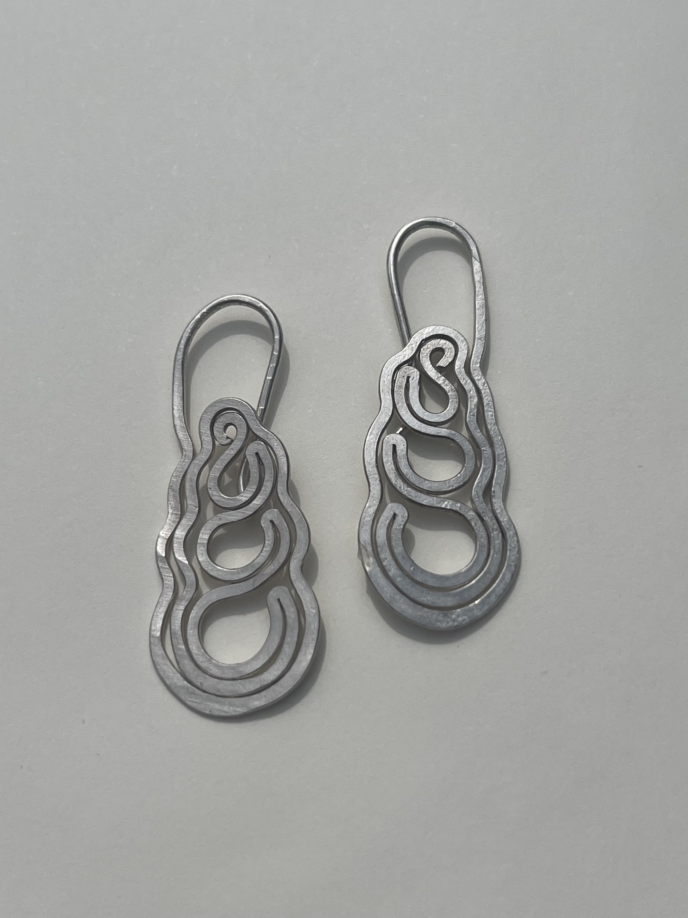 spirales ~ earrings 8 silver