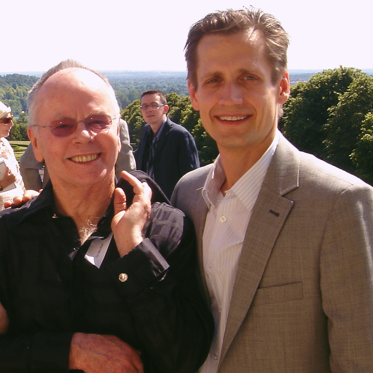 T. Edur with Tom Merrifield