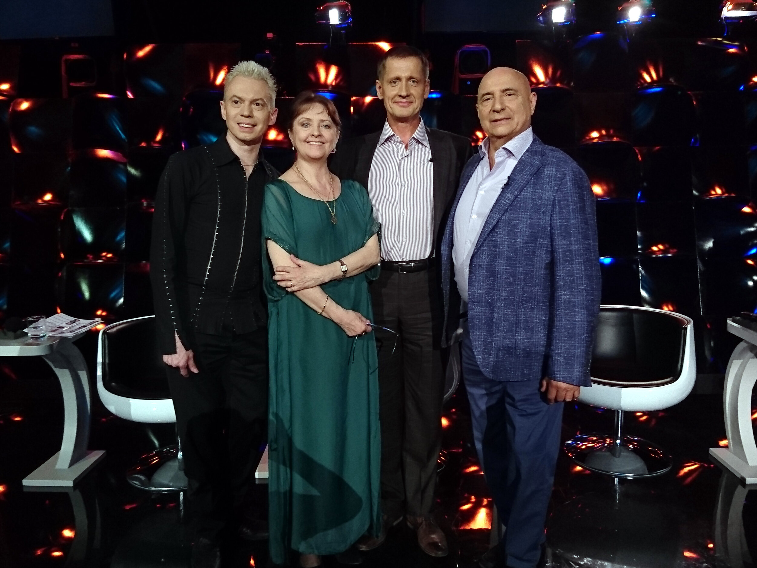 T. Edur with Ljudmilla Semenyaka, Azari Plissetski and Vladimir Malakhov