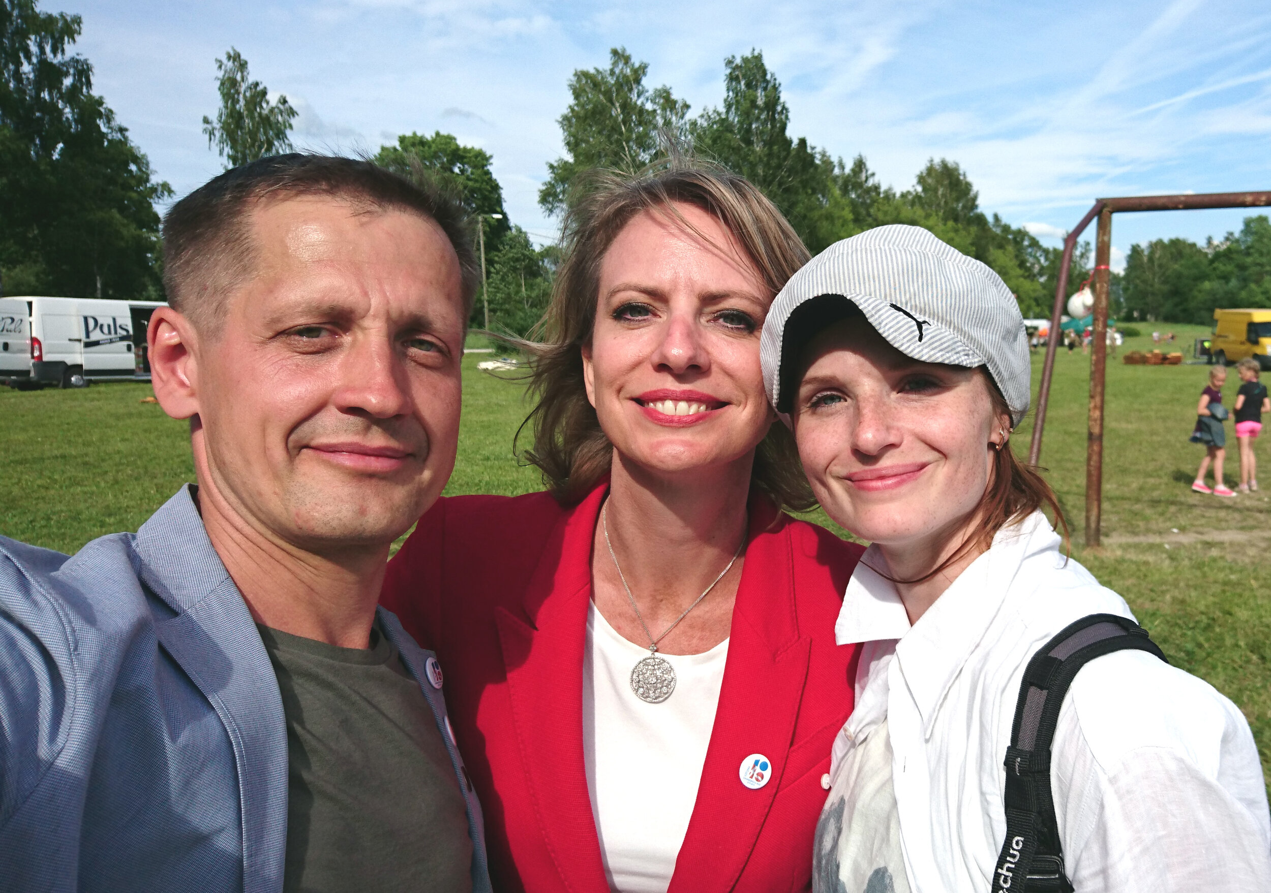 T. Edur with Kristina Miskowiak Beckvard, Alena Shkatula