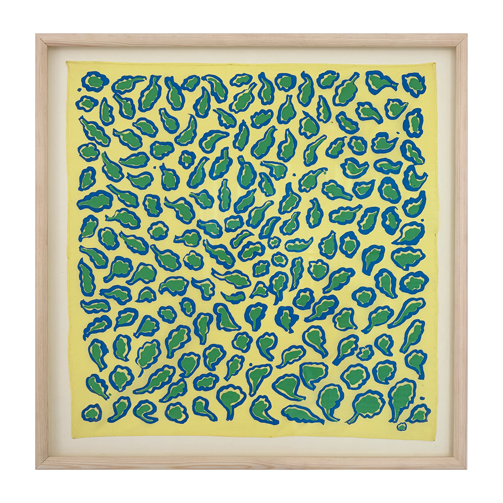 Framed Screen Printed Scarf by Rosie McGuinness