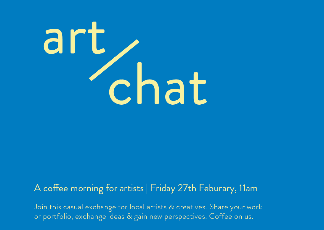ART CHAT : coffee morning for artists