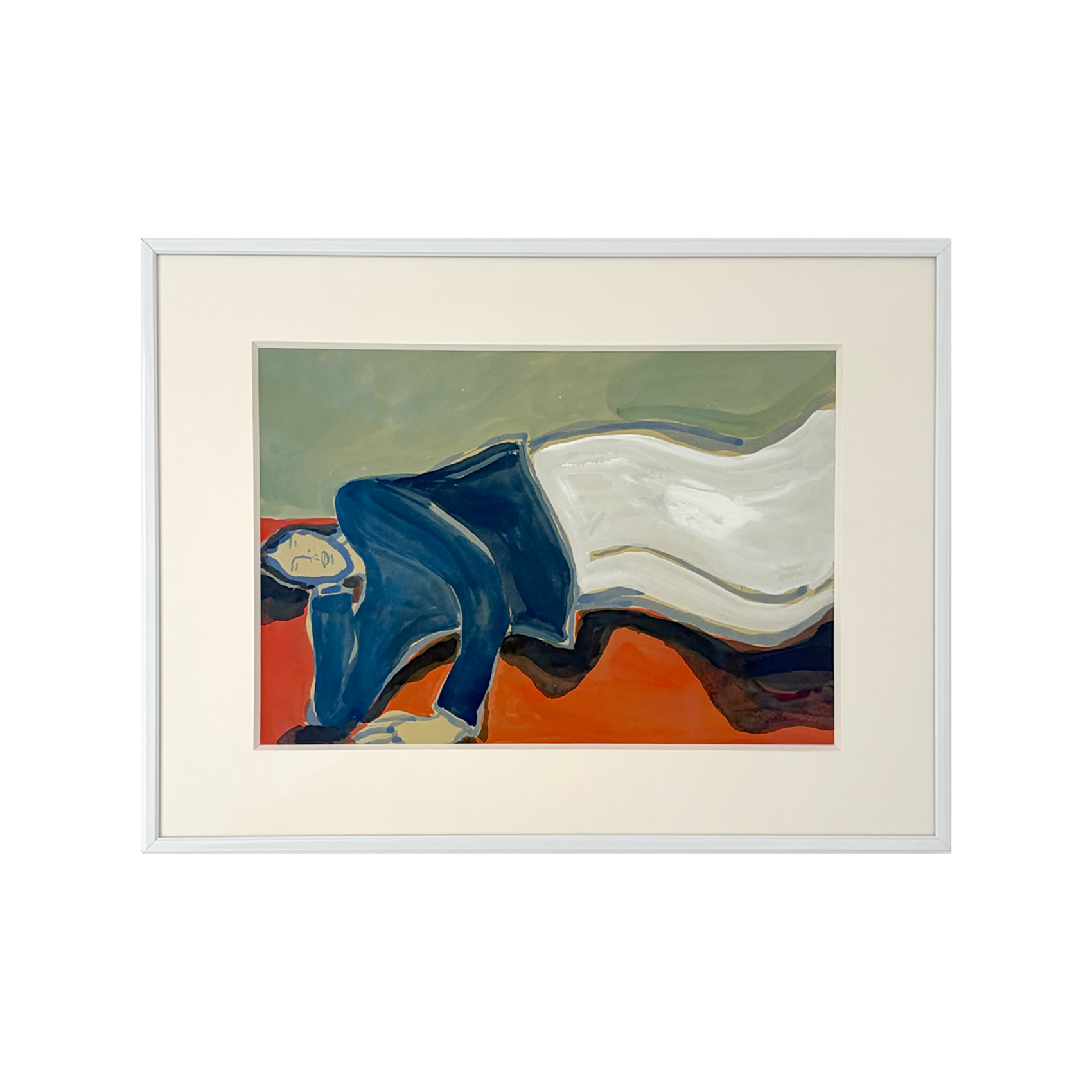 'Figure On Red Fabric’ by Rosie McGuinness