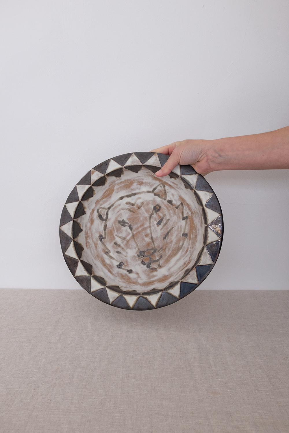 Tiger Bowl by Lorraine Robbins