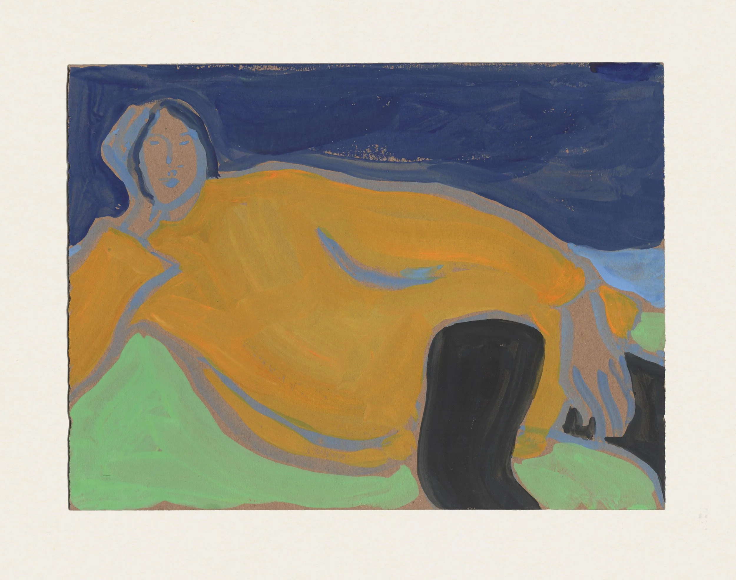 Figure in Yellow Dress by Rosie McGuinness