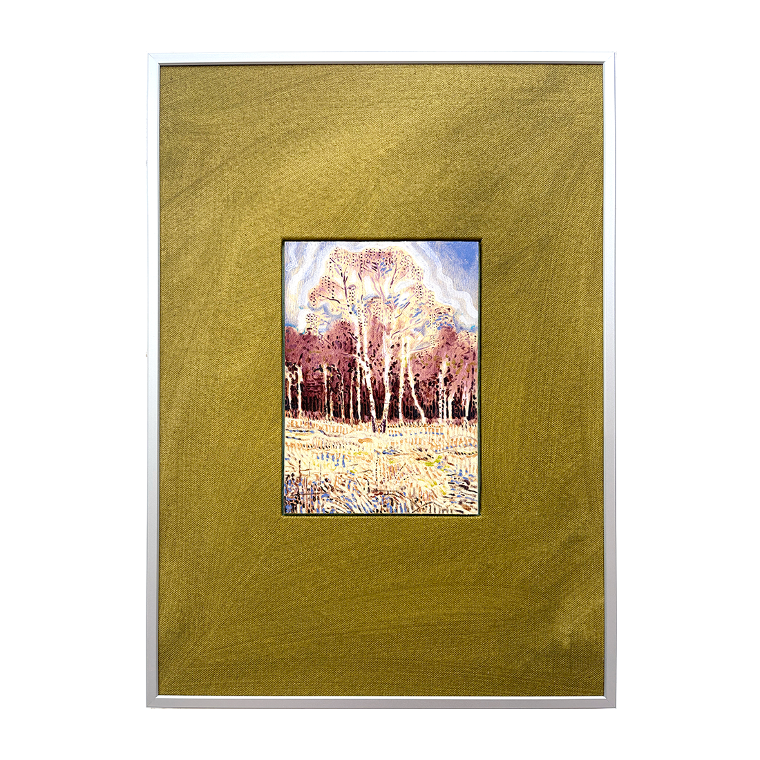 'Silver Birches, Edge Common' by Nadine James