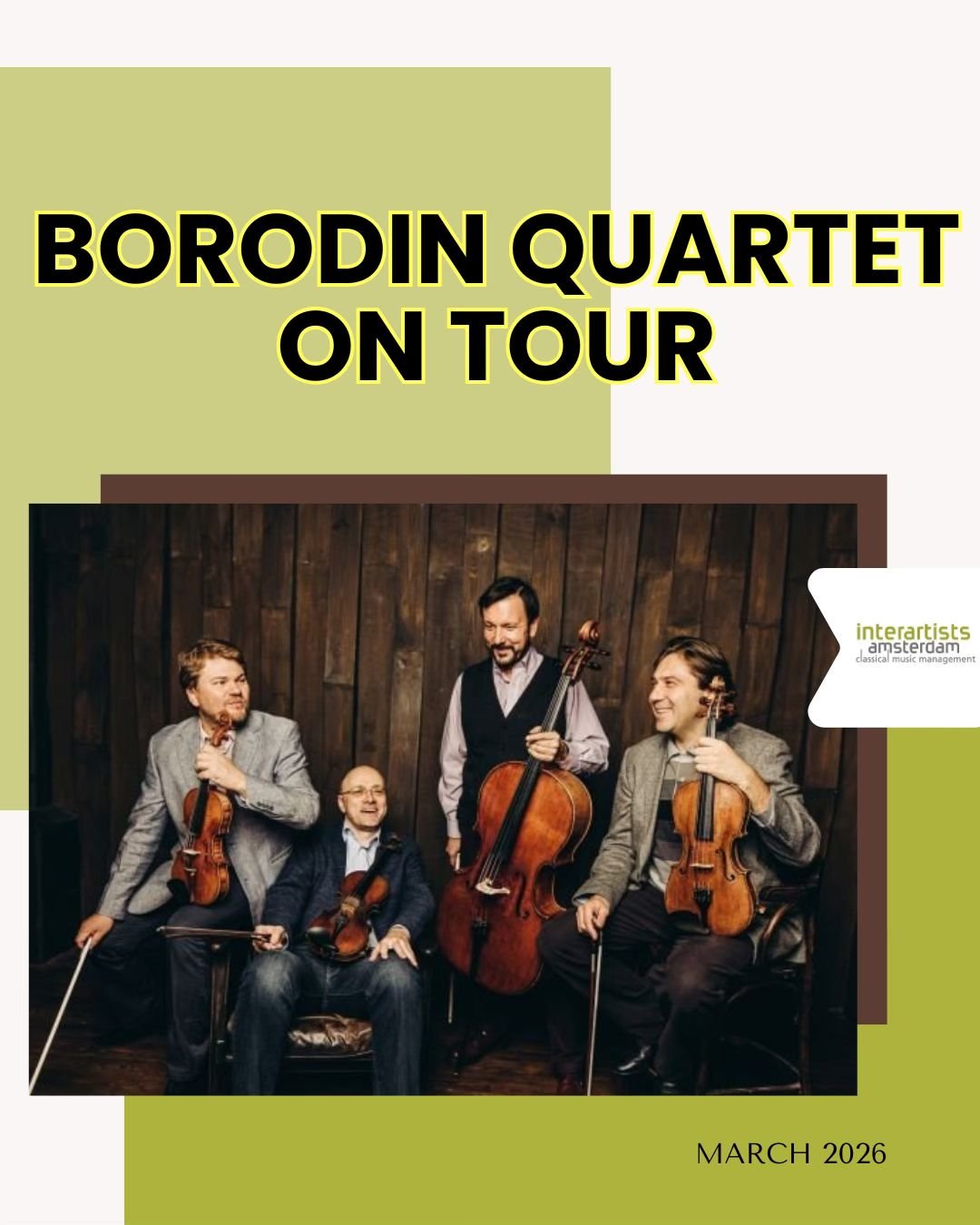 Borodin Quartet March tour