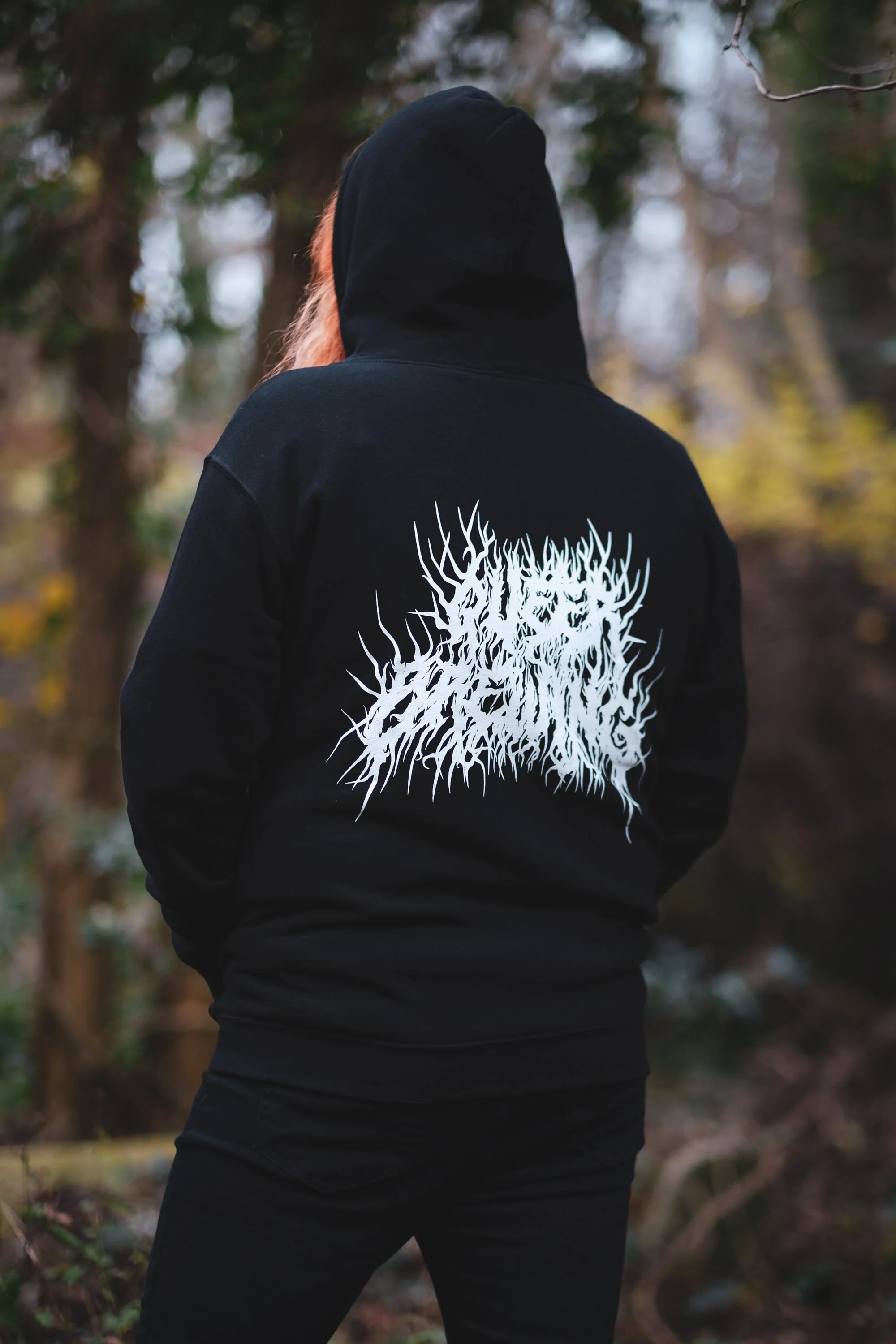 Black Metal Zip Up Hoodie — Queer Brewing