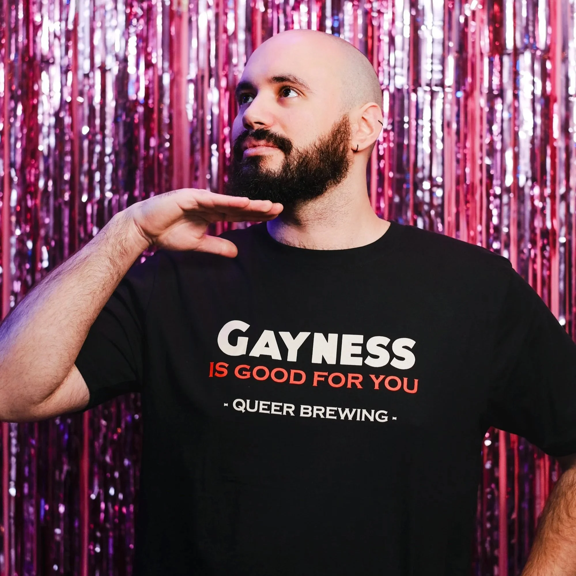 'Gayness Is Good For You' Black T-Shirt