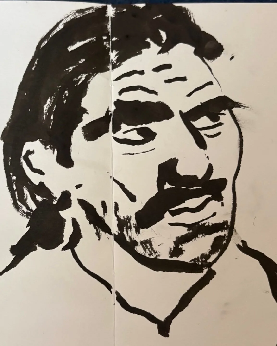 Leeds manager Daniel Farke. Waiting to watch the Palace away game on Sunday (not mentioning score). 
.
.
#walktosee #goodshipillo #danielfarke  #peopledrawing #urbansketcher