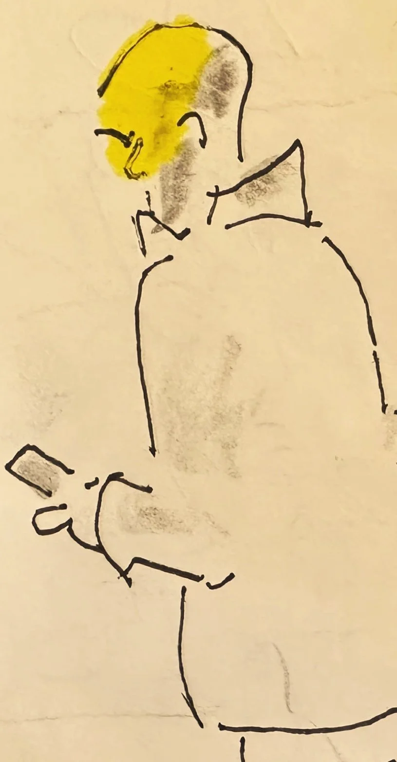 Alt text: A person standing quietly, suggesting a moment of inner reflection and subtle change