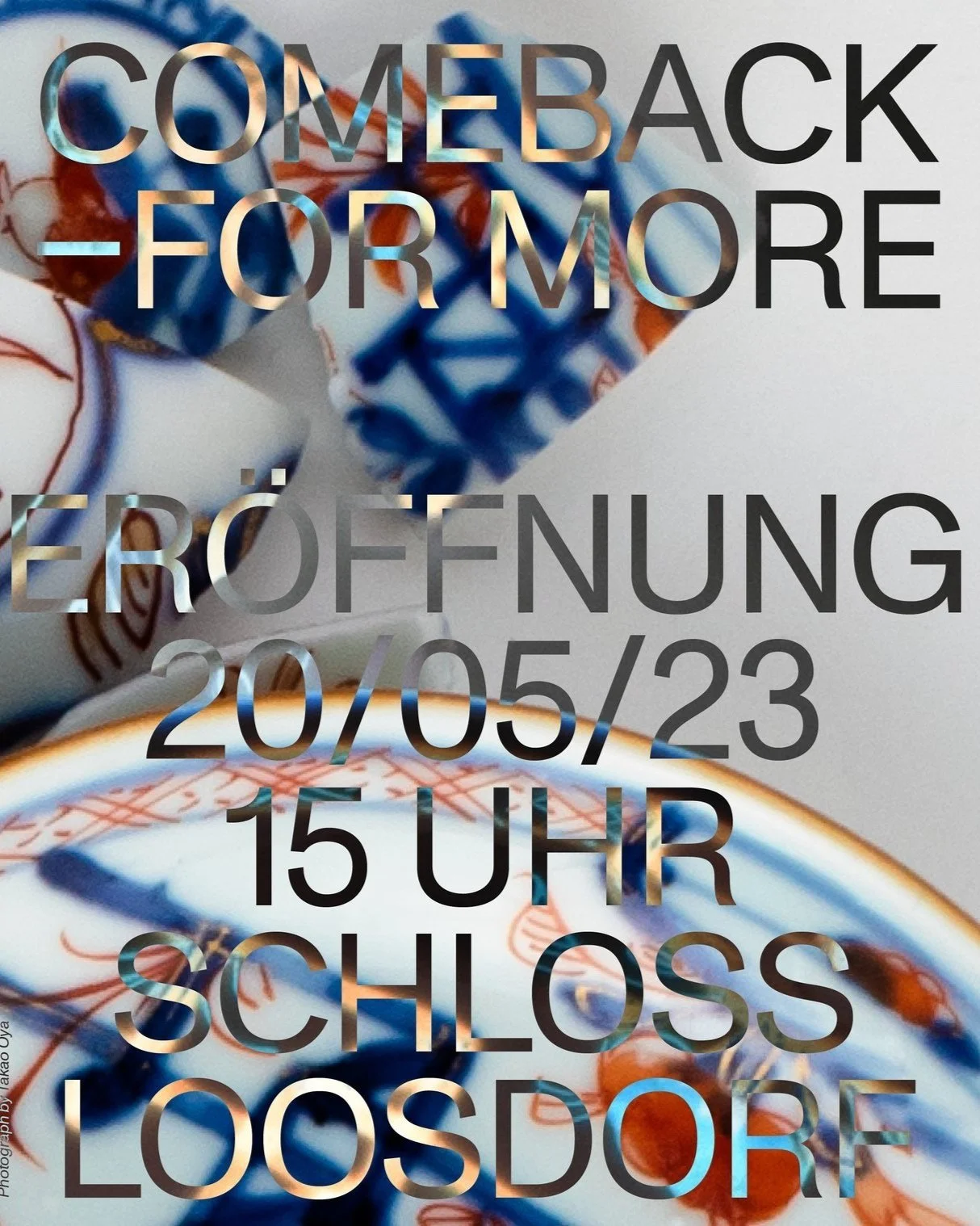 COMEBACK FOR MORE! - Opening on 20.5. at Loosdorf Castle