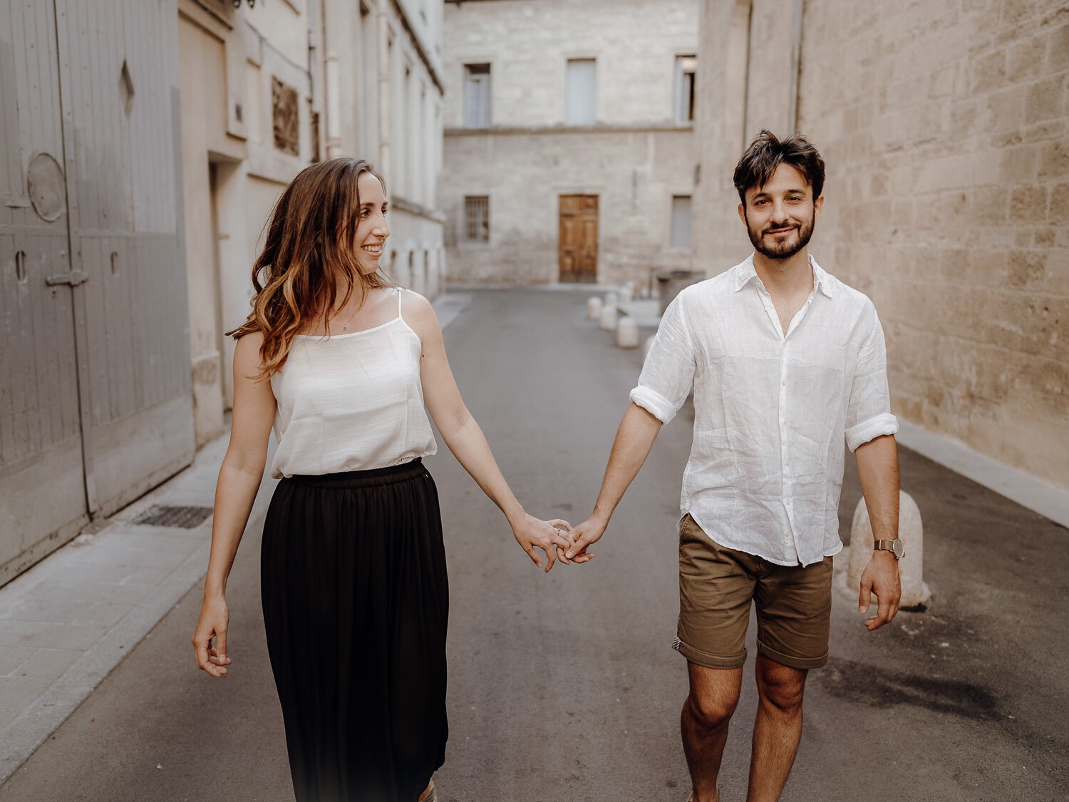 Engagement photos in Montpellier France www.javiermedinaweddings.com