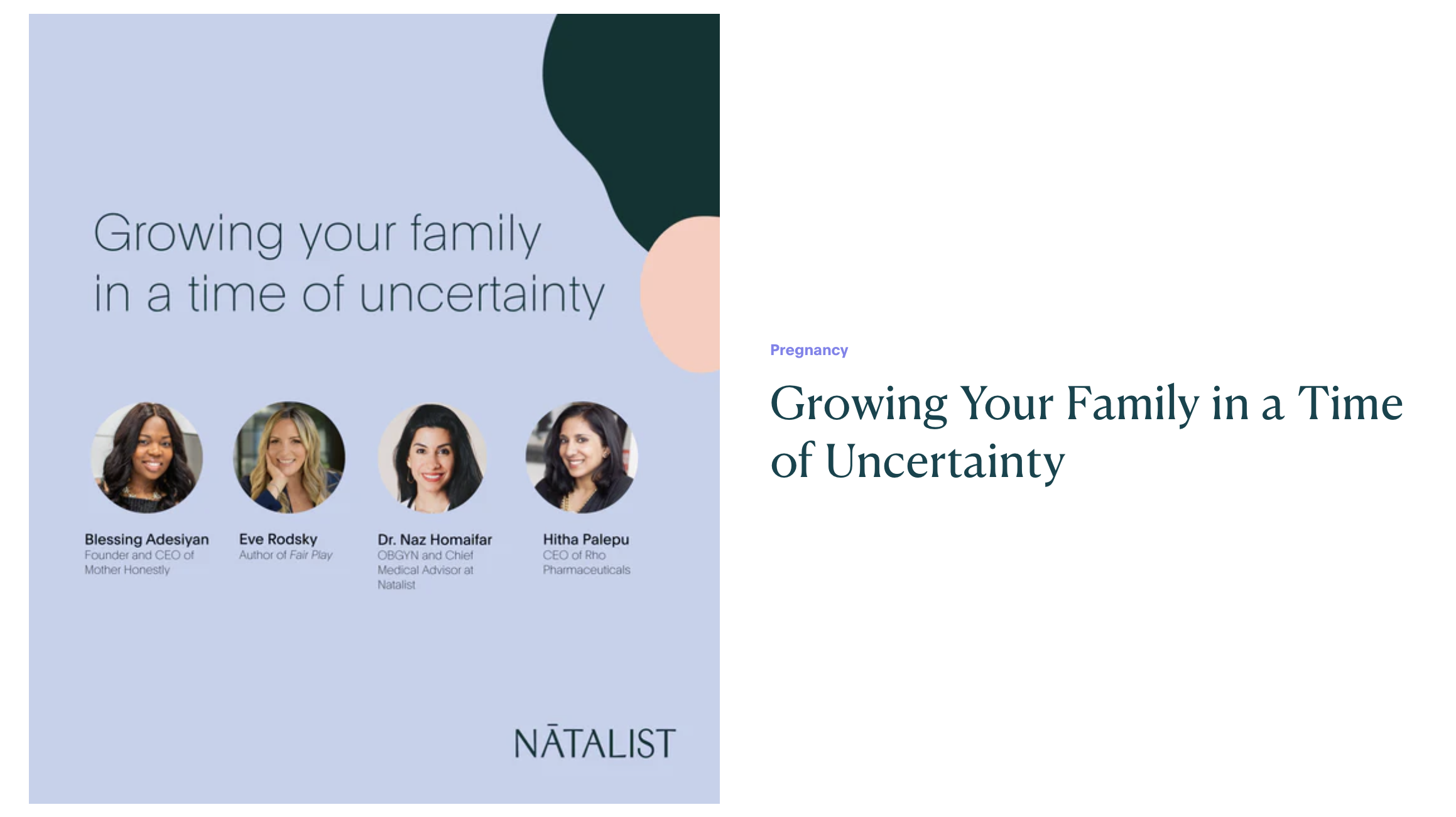 Growing Your Family in a Time of Uncertainty