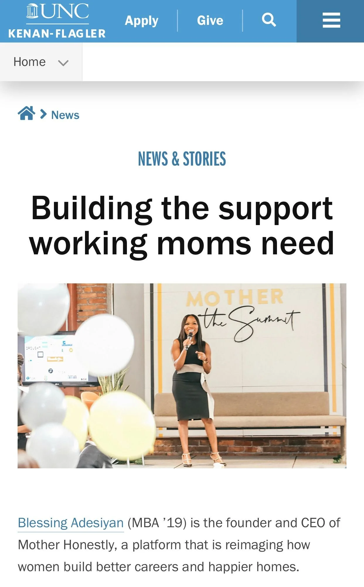 Building the support working moms need
