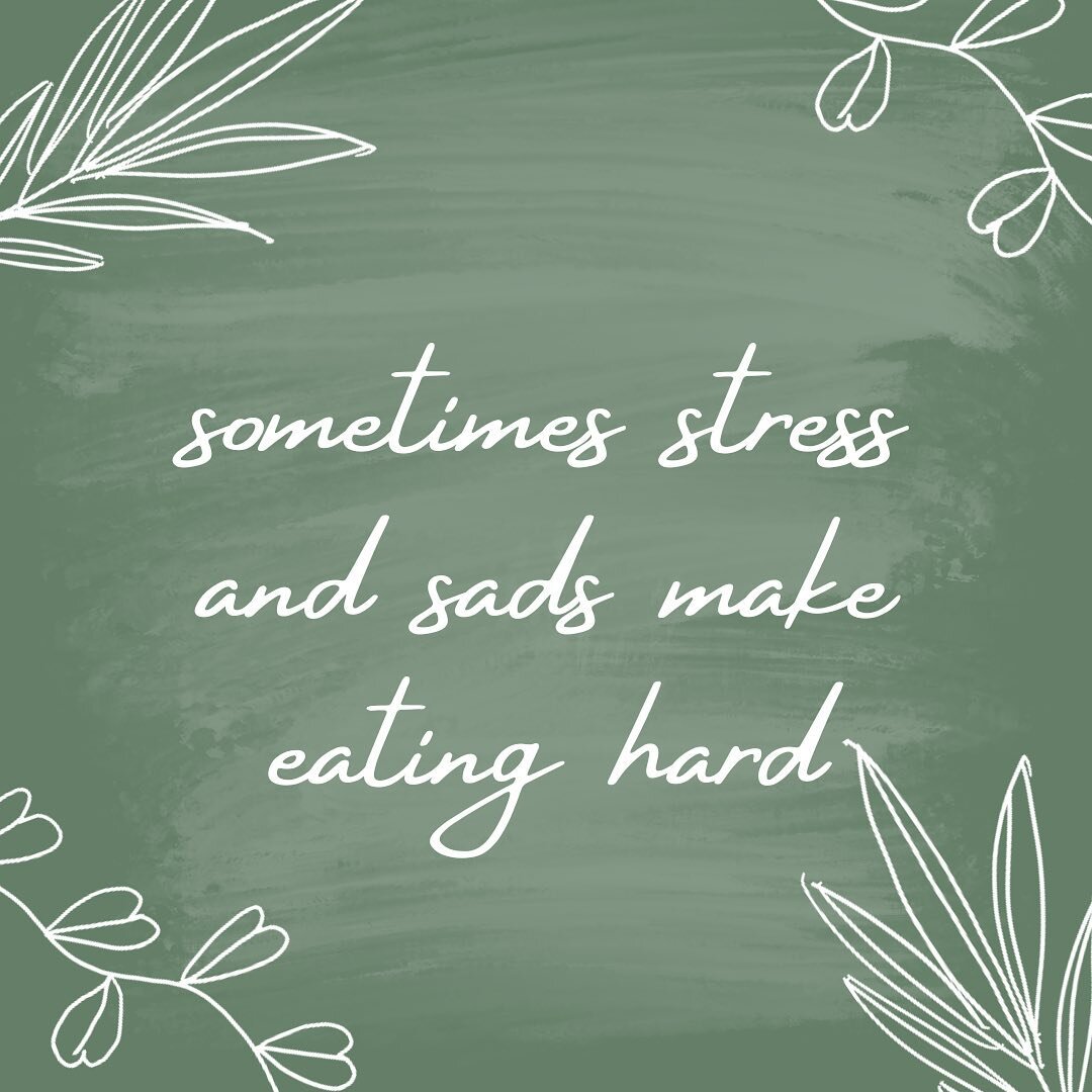 Sometimes stress and anxiety make it hard to eat. For many of us this can be a chronic symptom and lead to stress feeling even worse because our bodies are not being properly nourished or cared for. Even when we&rsquo;re too stressed to have an appet