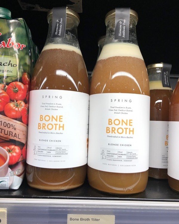 There are some really good quality bone broths around these days for sale in the shops and for this I am grateful. When you need to save time it is good to have options.

However, at more than &pound;14 (16 euros, or almost US$18) a litre, you can ha