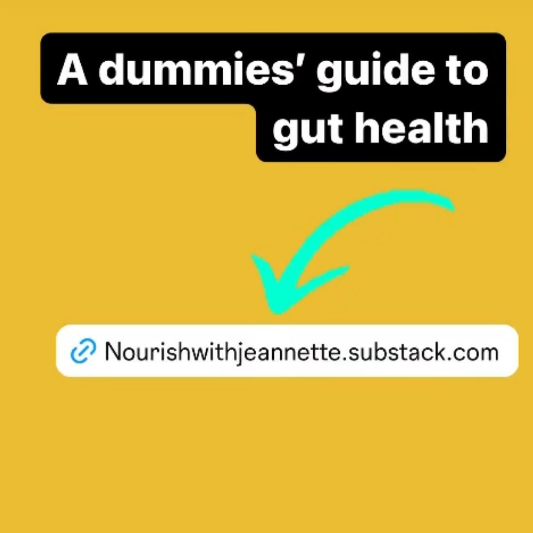 When Netflix and London bus ads start talking about gut health you know it has arrived. 

But are you clear about it and how to eat to get all the benefits?

In this week&rsquo;s article I write a simple explainer. Link in biography in my profile abo