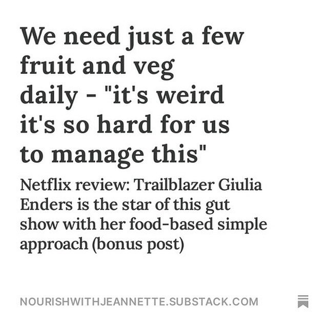 Read the full review of  Hack Your Health - The Secrets of Your Gut via my link in bio above. 

Do you think Giulia Enders has a point here?
