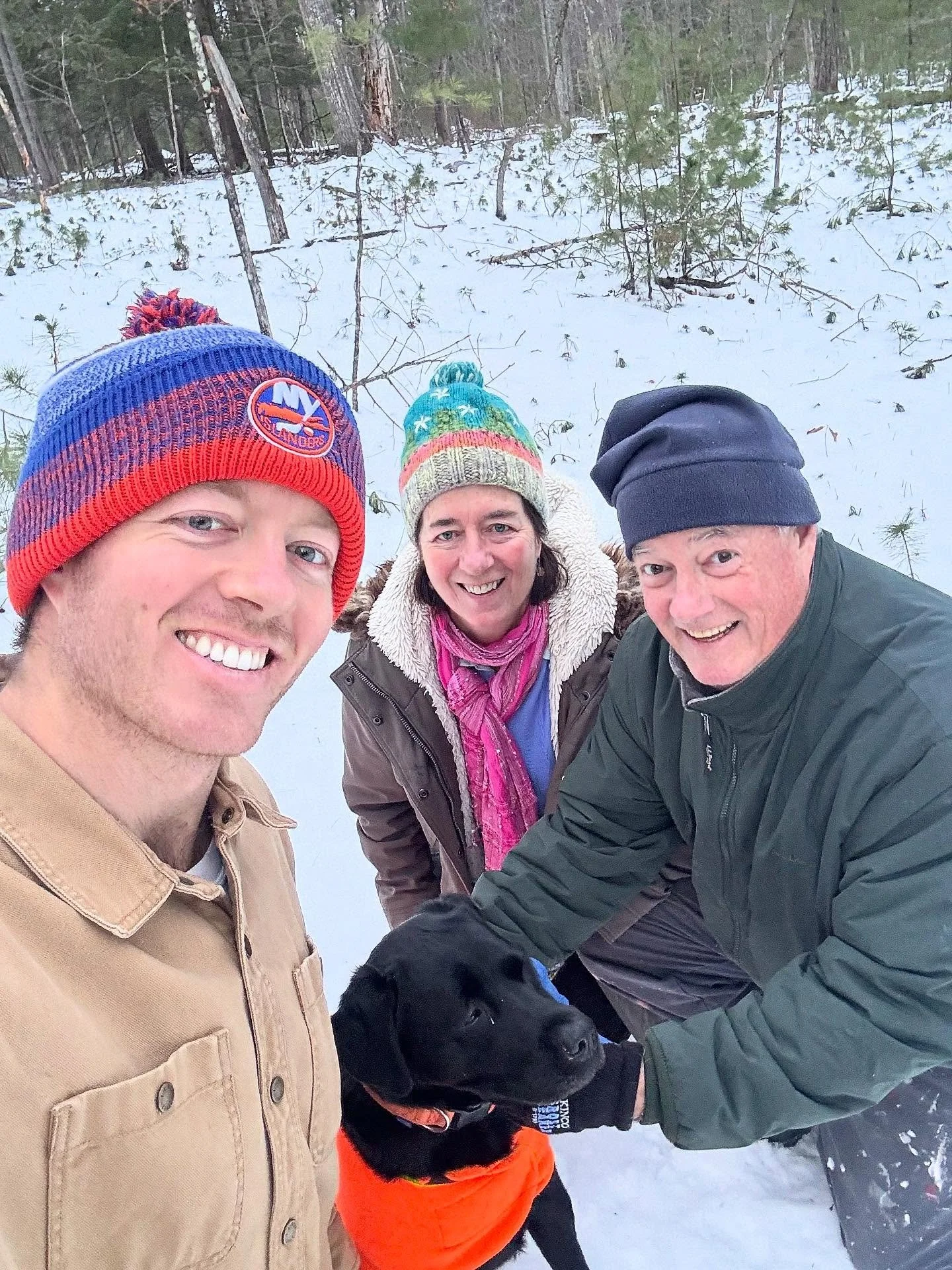 Spent some much needed R&amp;R time at the NH lakehouse this week with Suzy Eric and Lucy - lots of snowy hikes, delicious food, blazing bonfires, amazing sunsets, and one really difficult puzzle