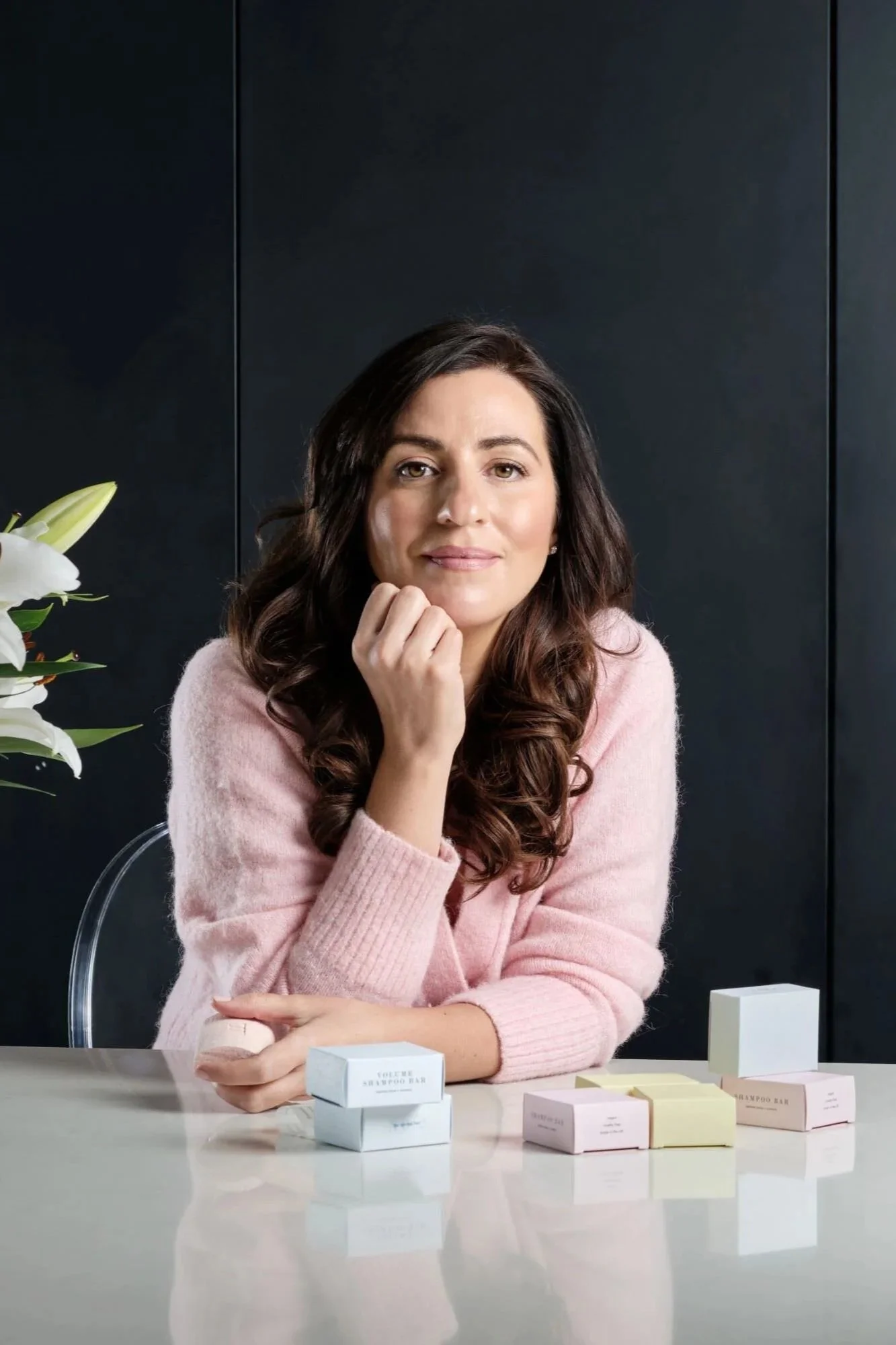 Professional business portrait of a female entrepreneur photographed on location in Warwickshire