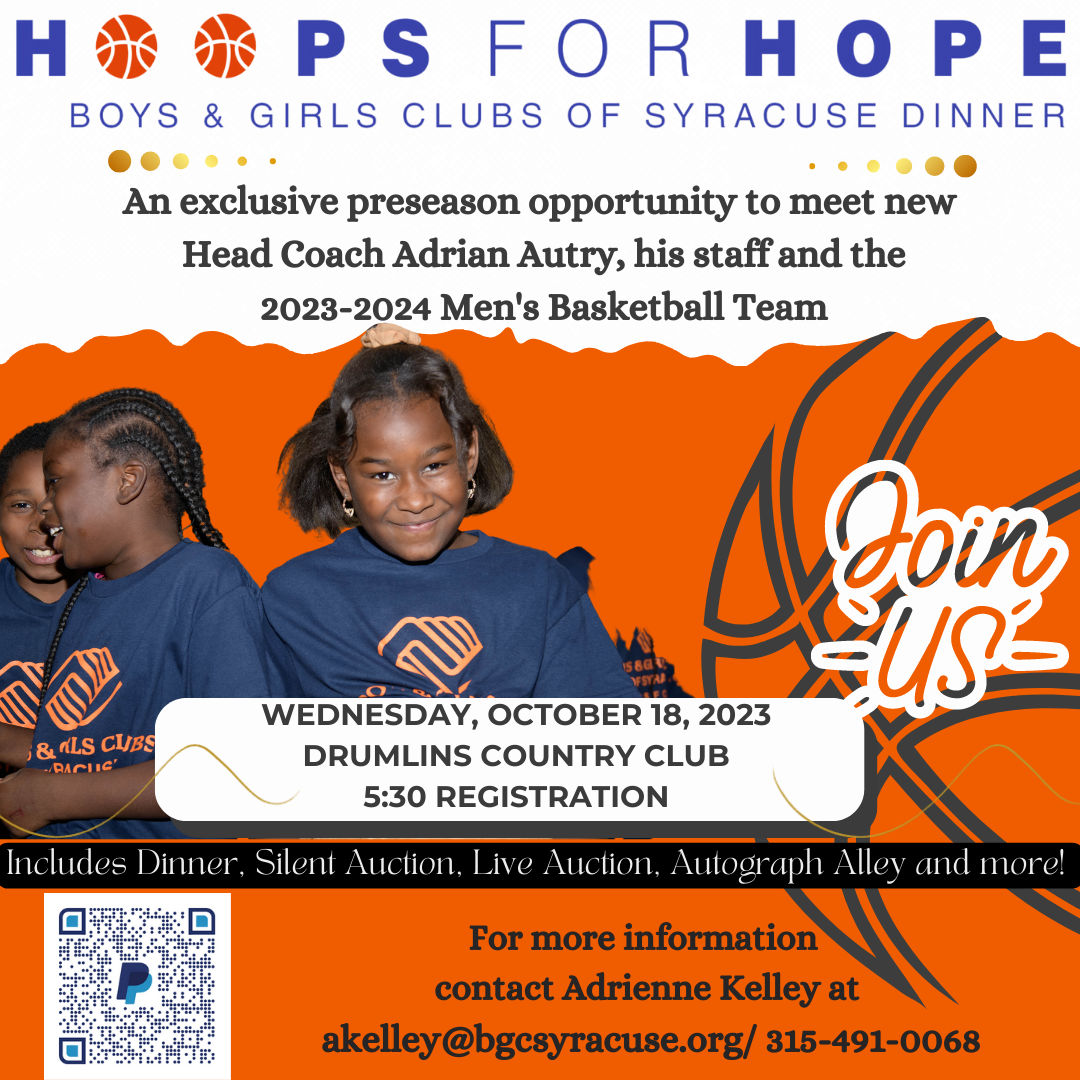Hoops for Hope — Boy's and Girl's Club Syracuse