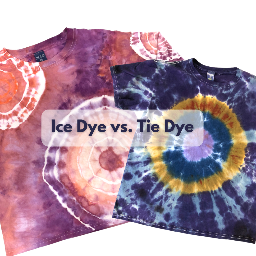 Ice Dye vs. Tie Dye — Waxon Batik & Dye Studio