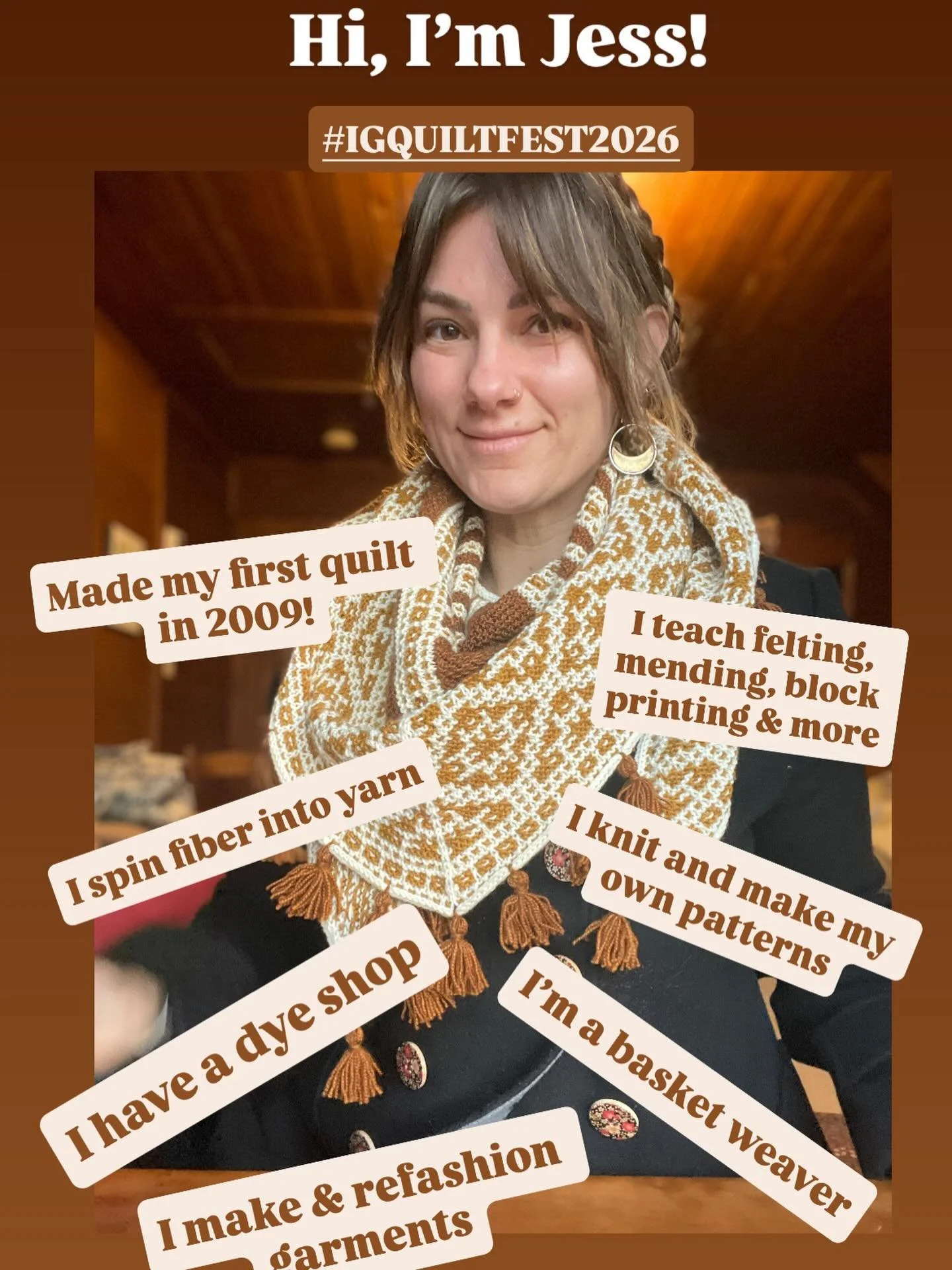 I&rsquo;m participating in #igquiltfest2026 because honestly, I need a little motivation to get back to posting more often! And having just got back from QuiltCon, let&rsquo;s just say the stoke is high.

This is a monthly challenge run by @amyscreat