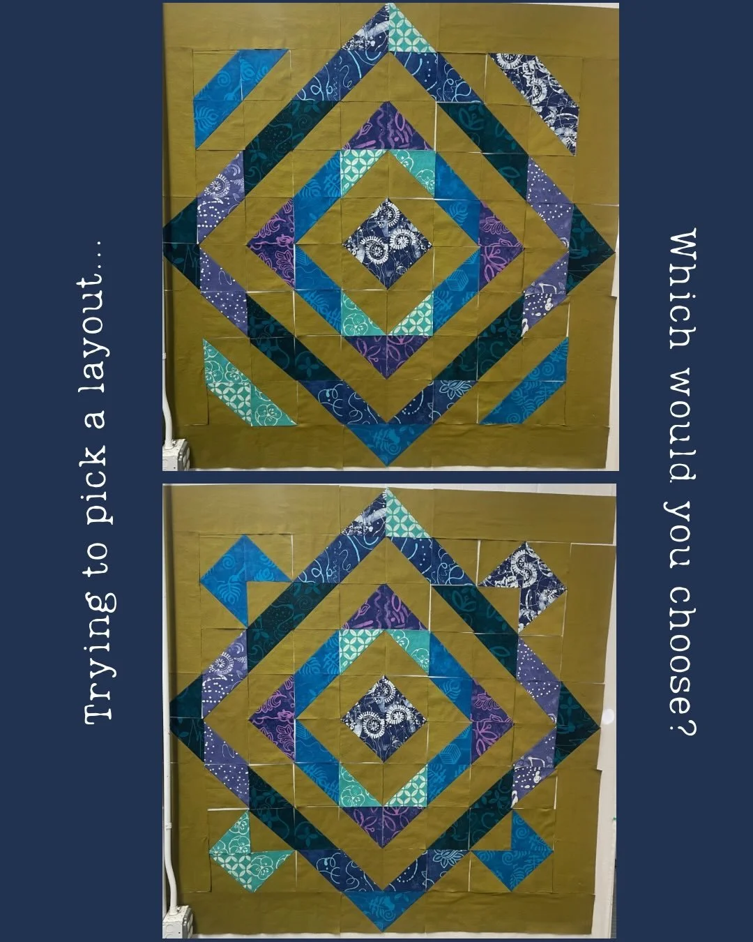 #igquiltfest2026 Day 18: Favorite Color

I am deeeep in my &ldquo;gross green&rdquo; phase. It&rsquo;s not avocado. It&rsquo;s not chartreuse. It&rsquo;s not bronze. It&rsquo;s not brown. It&rsquo;s somewhere in between. @behrpaint calls it Thai Curr