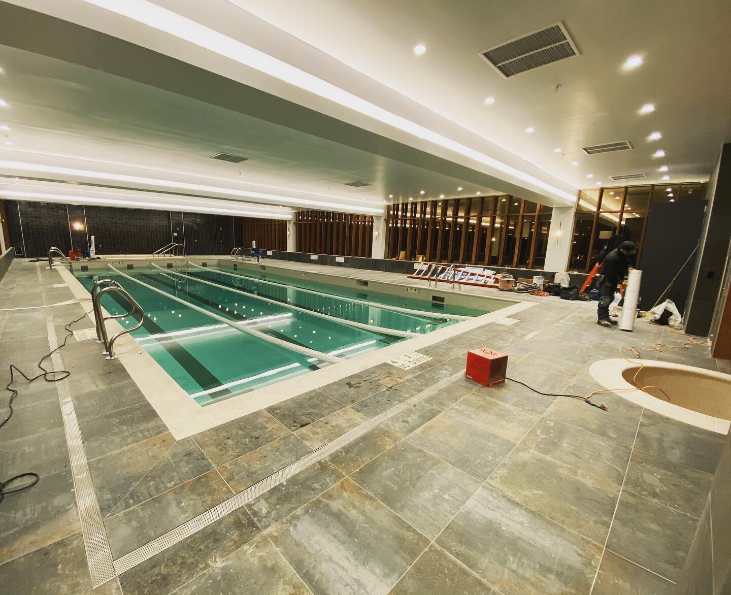 Finishing up this indoor Lap Pool, Spa and plunge pool in Queens NY. Almost ready to swim in.....
#swimming pool #swimmingpool #build #queens #ny #indoorfun #architecturedesign #nydevelopers #awesomeclient