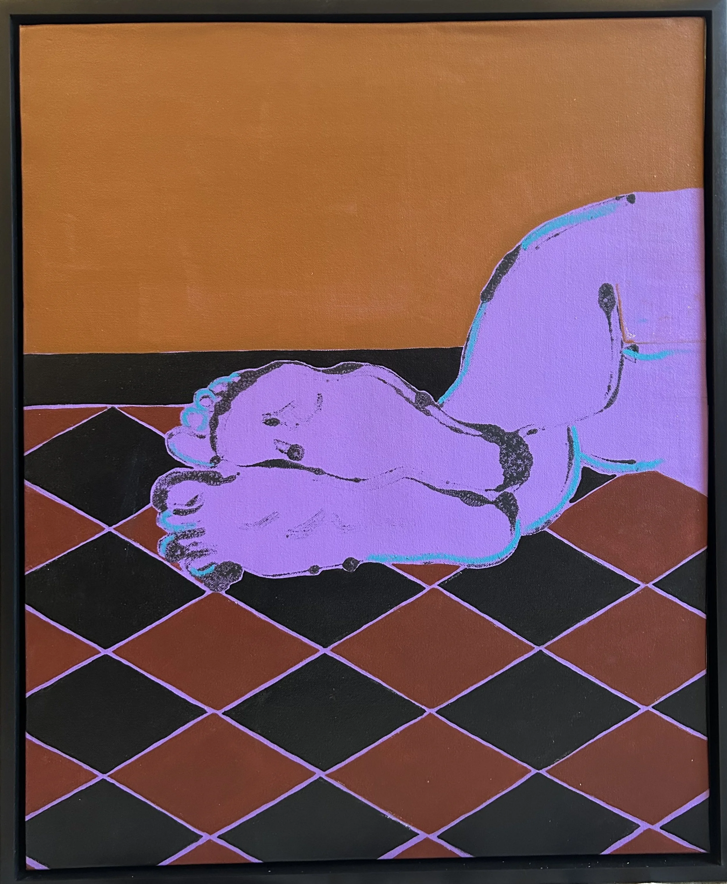 SIDE FEET, 23x29’’ FRAMED, 2025 - SOLD