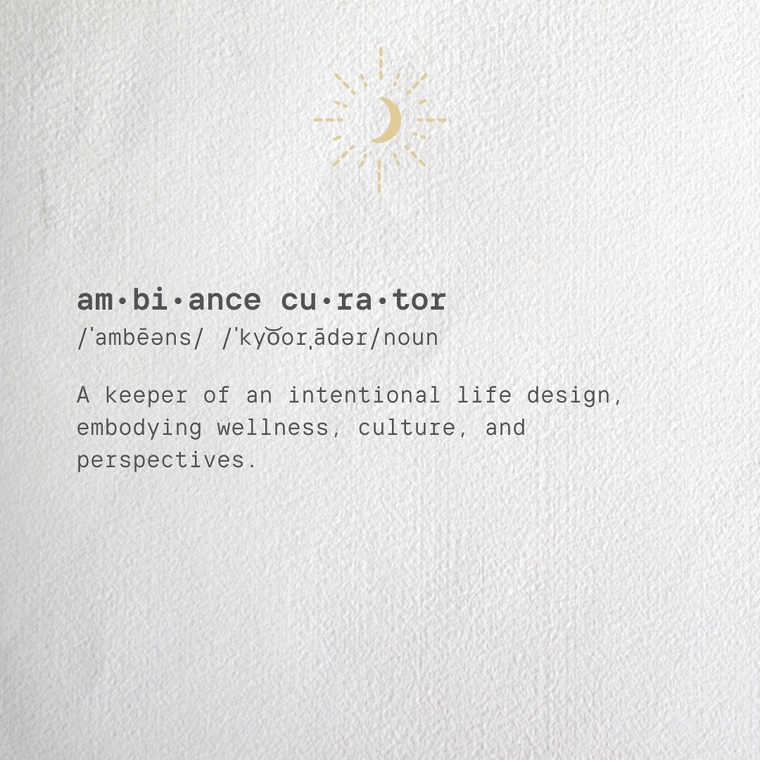 when we design our life with intention; and curate an ambiance to transform

intention to action 

our heart and mind unify.

harmonizing the ambiance of our soul.

aligned and grounded but flowing like water.