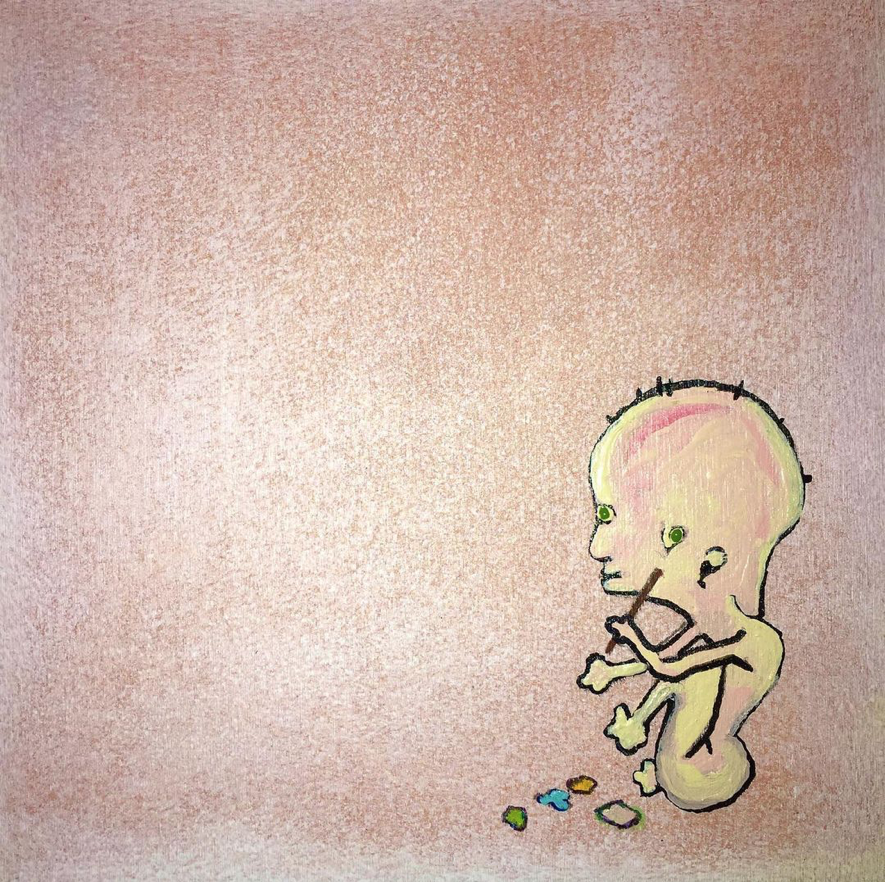 Year One •
An artist is born.
Not wanting to wait
to enter the world any longer,
I arrive eight weeks
earlier than expected,
only to find myself in the frozen tundra
during a brutal Minnesota winter.