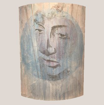Boy Model (Quentin Crisp) • 42" x 30" • Acrylic on Curved Panel