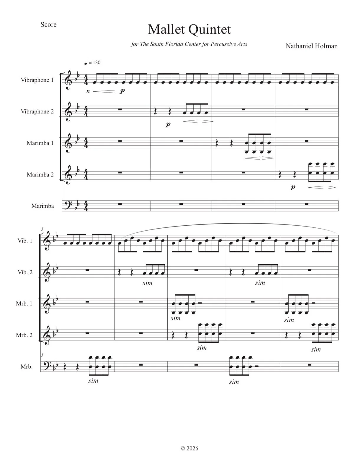 Mallet Quintet